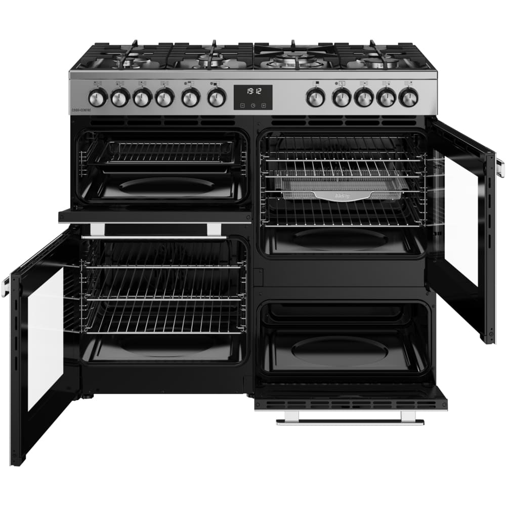 100cm Dual Fuel Belling Range Cooker, Stainless Steel - RCA COOKCENTRE 100DF - London Houseware - 6