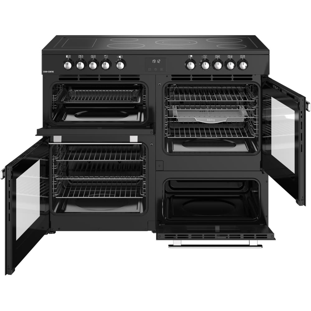 110cm Ceramic Belling Range Cooker, Black - RCA COOKCENTRE 110E - London Houseware - 6