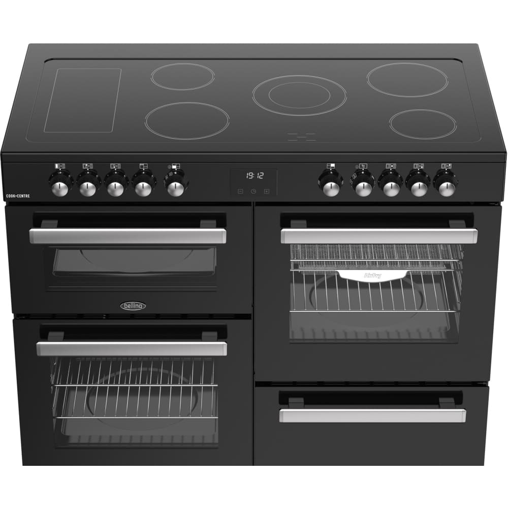 110cm Ceramic Belling Range Cooker, Black - RCA COOKCENTRE 110E - London Houseware - 7