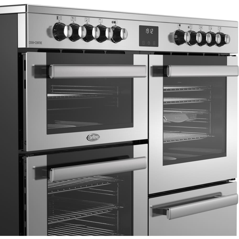 110cm Ceramic Belling Range Cooker, Stainless Steel - RCA COOKCENTRE 110E - London Houseware - 4