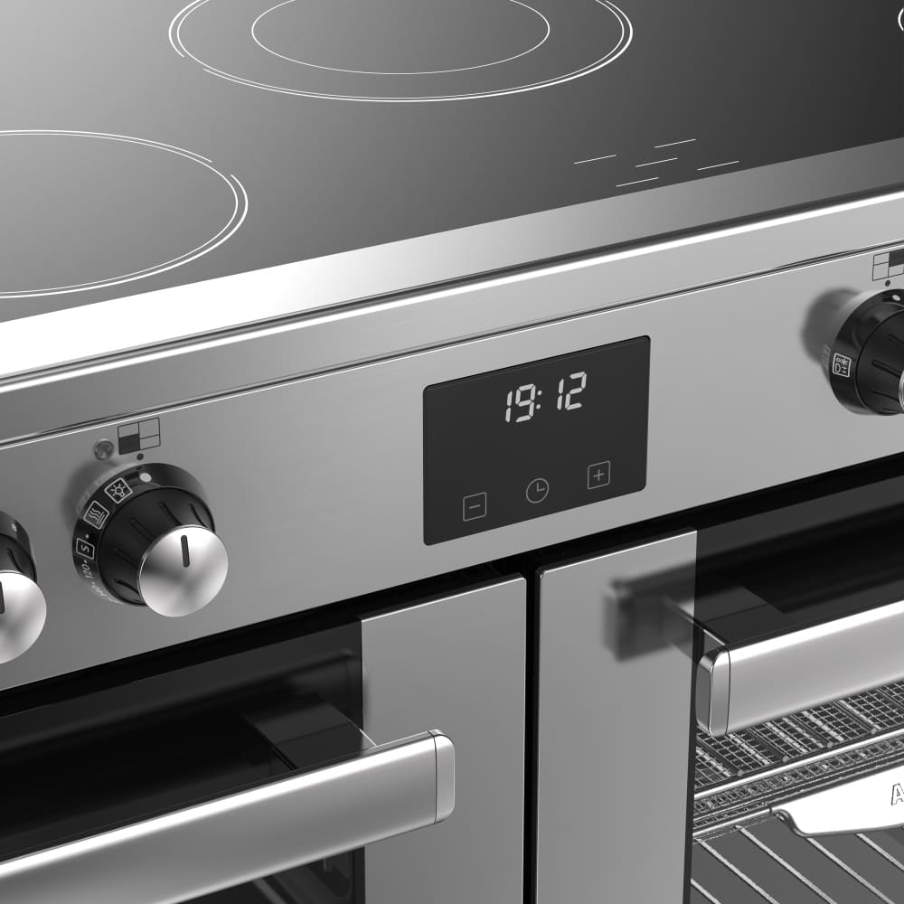 110cm Ceramic Belling Range Cooker, Stainless Steel - RCA COOKCENTRE 110E - London Houseware - 8