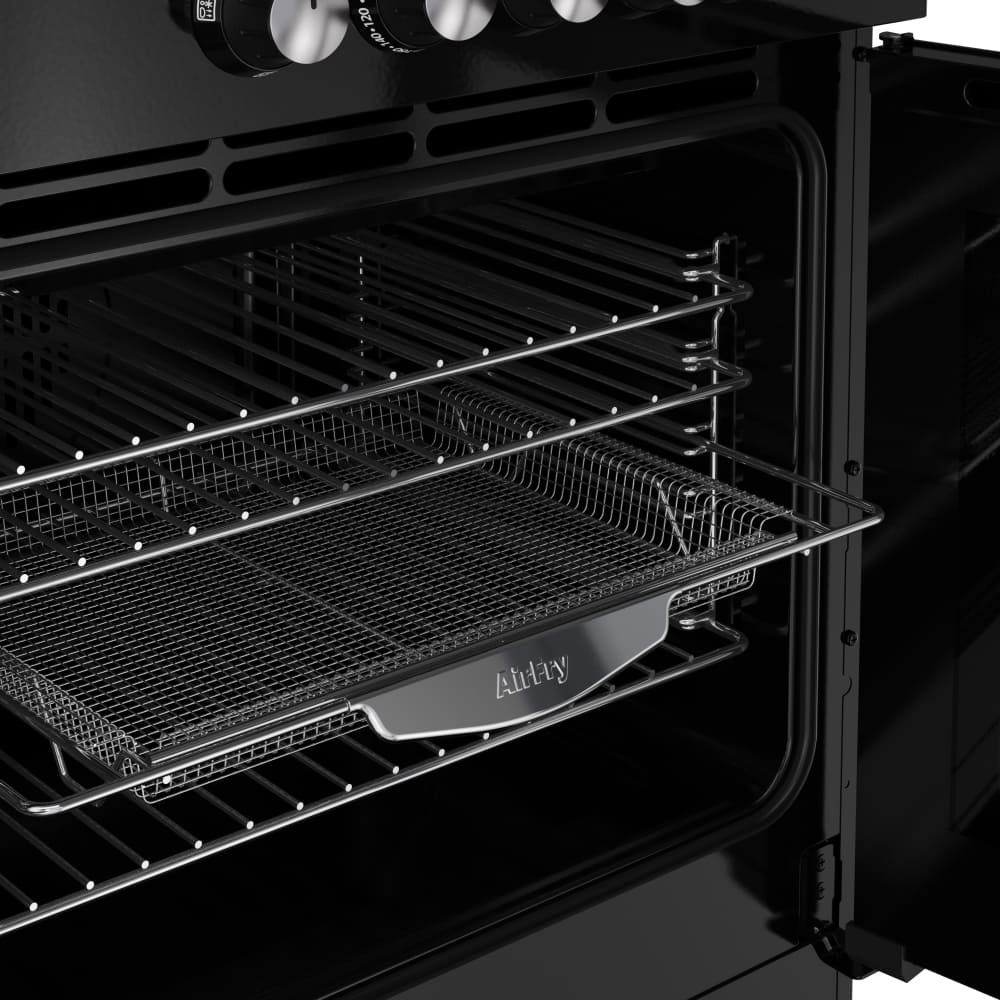 110cm Dual Fuel Belling Range Cooker, Black - RCA COOKCENTRE 110DF - London Houseware - 2