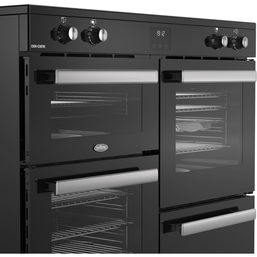 110cm Induction Belling Range Cooker, Black - RCA COOKCENTRE 110Ei - London Houseware - 4