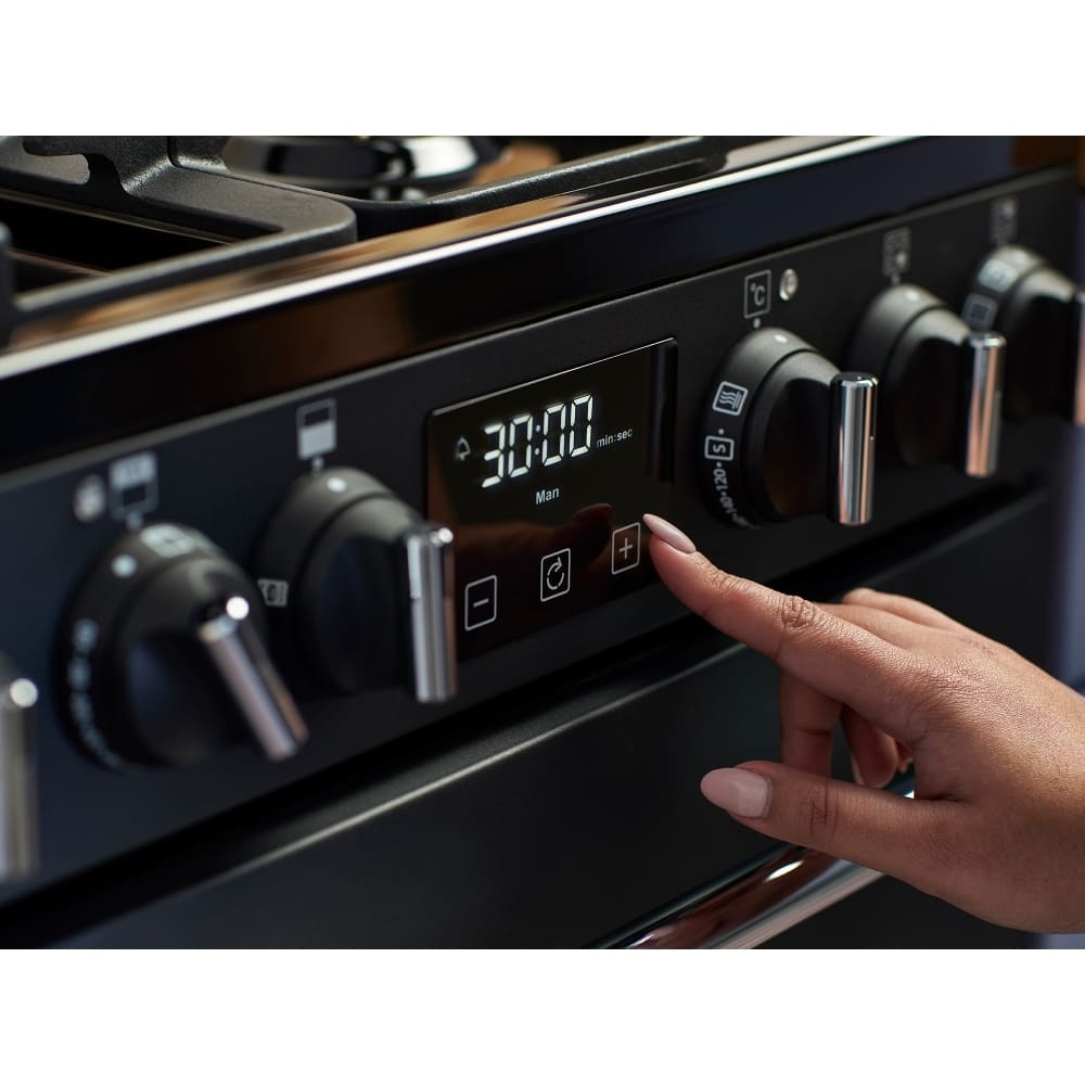 Ceramic Electric Cooker with Double Oven, Black, A Rated - Belling Farmhouse 60E - London Houseware - 10