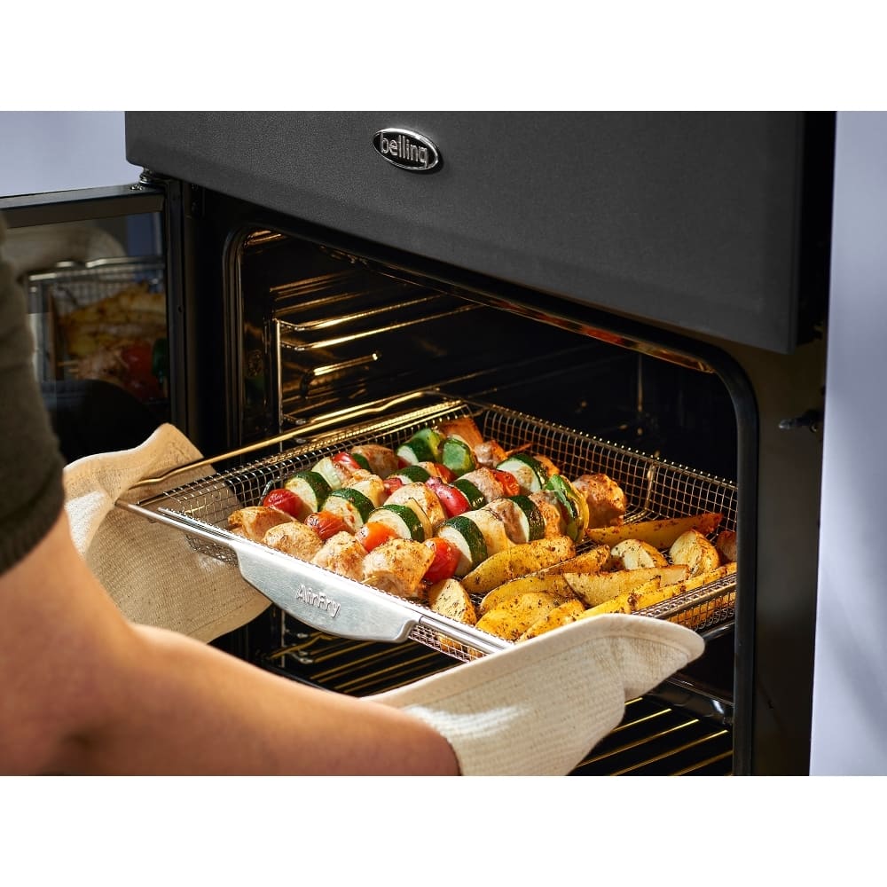 Ceramic Electric Cooker with Double Oven, Cream - Belling Farmhouse 60E - London Houseware - 8