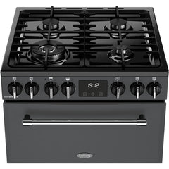 70L Dual Fuel Cooker with Double Oven, Grey - Belling MRA FARMHOUSE 60DF - London Houseware - 4