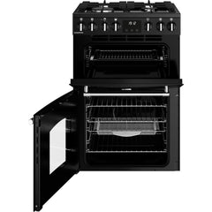 70L Dual Fuel Cooker with Double Oven, Black, A Rated - Belling MRA FARMHOUSE 60DF - London Houseware - 2