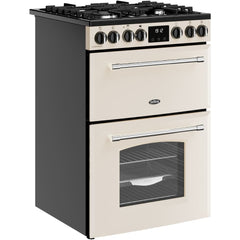 70L Dual Fuel Cooker with Double Oven, Cream, A Rated - Belling MRA FARMHOUSE 60DF London Homewares - 2