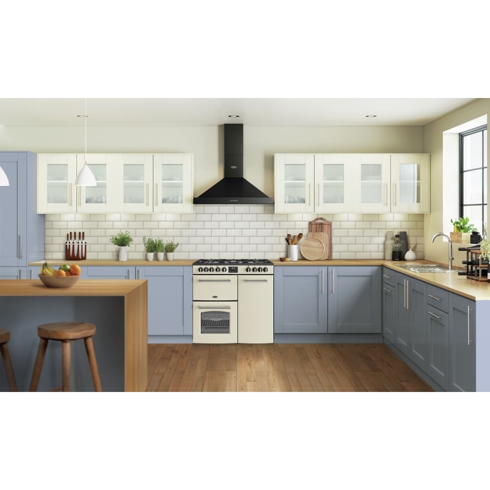 90cm Dual Fuel Belling Range Cooker, Cream - Farmhouse 90DF - London Houseware - 9