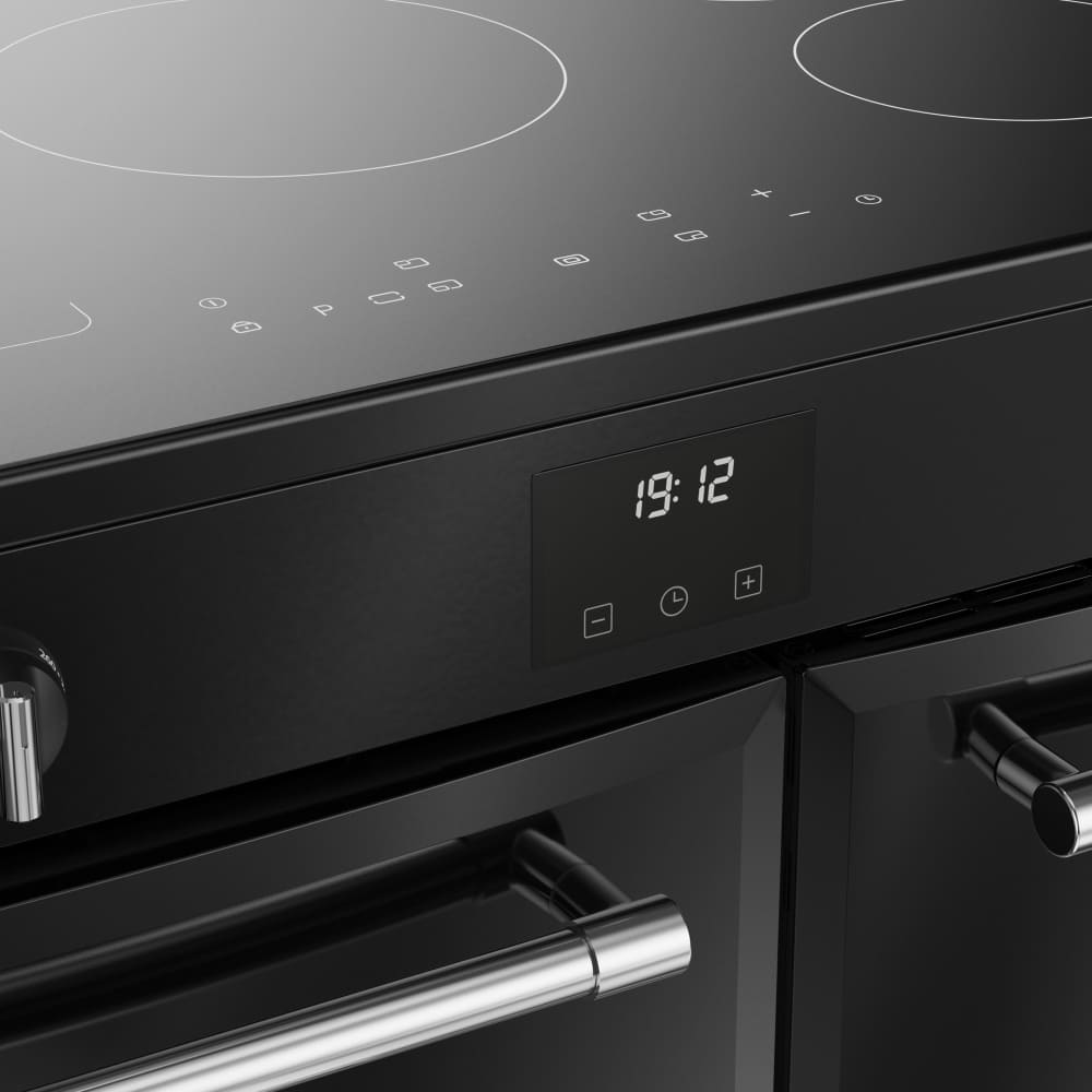 90cm Induction Belling Range Cooker, Black - RCA FARMHOUSE 90Ei - London Houseware - 8