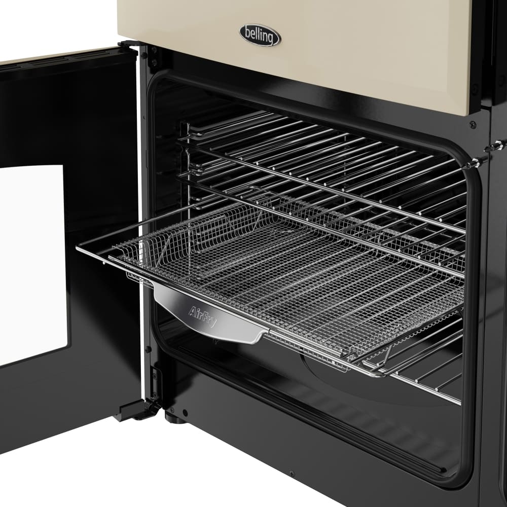 90cm Ceramic Belling Range Cooker, Cream - Farmhouse 90E - London Houseware - 5
