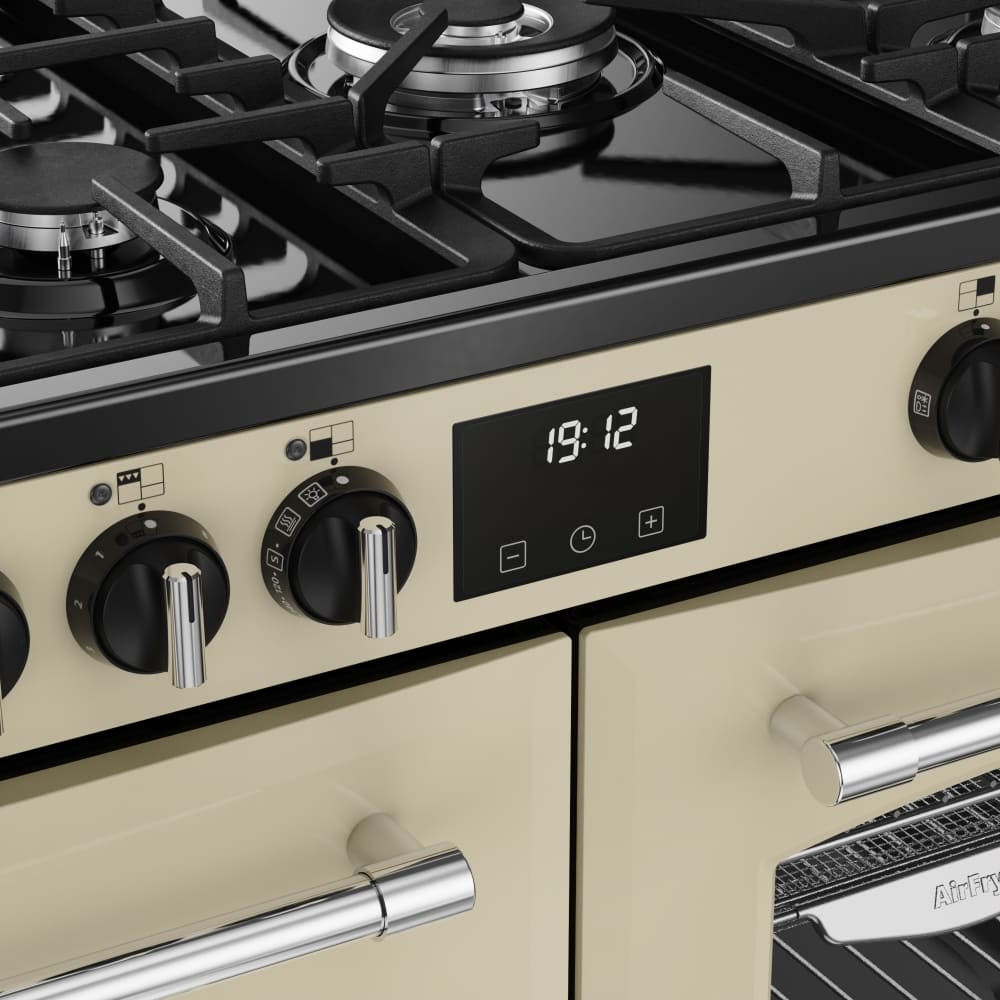 100cm Dual Fuel Belling Range Cooker, Cream, A Rated - Farmhouse 100DF - London Houseware - 8