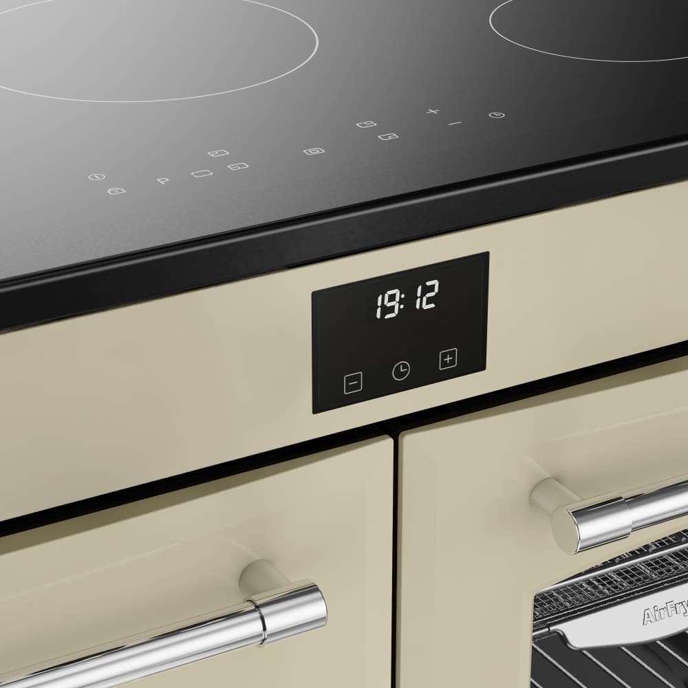 100cm Ceramic Belling Range Cooker, Cream, A Rated - RCA FARMHOUSE 100E - London Houseware - 6