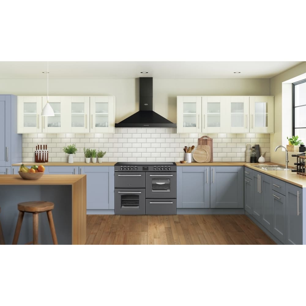 110cm Ceramic Belling Range Cooker, Grey, A Rated - RCA FARMHOUSE 110E - London Houseware - 9