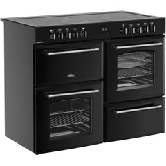 110cm Induction Belling Range Cooker, Black, A Rated - RCA FARMHOUSE 110Ei - London Houseware - 2