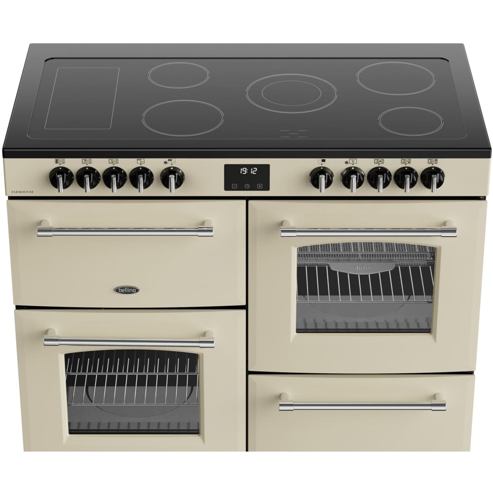 110cm Induction Belling Range Cooker, Cream, A Rated - RCA FARMHOUSE 110Ei - London Houseware - 2