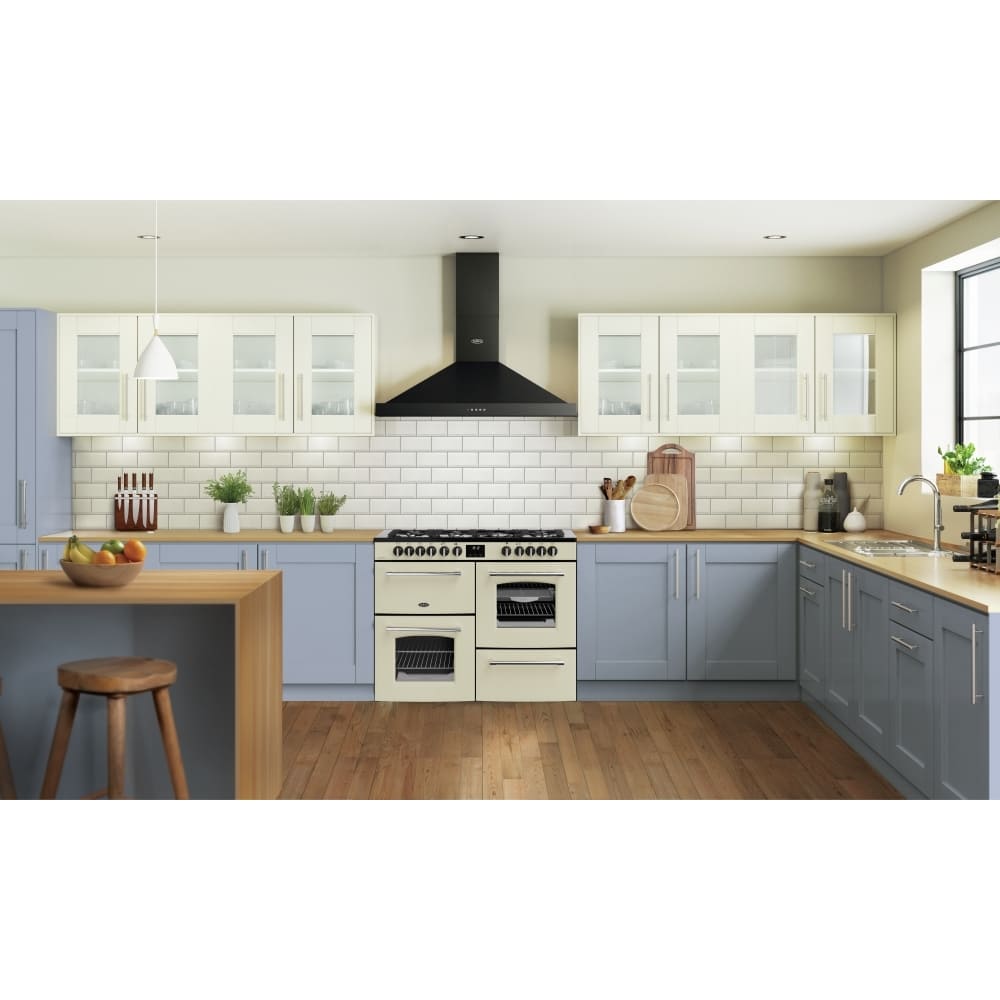 110cm Dual Fuel Belling Range Cooker, Cream, A Rated - RCA FARMHOUSE 110DF - London Houseware - 9