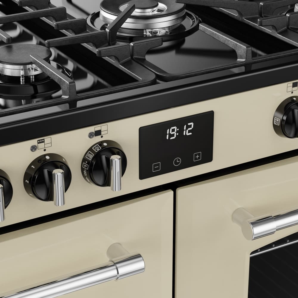 110cm Dual Fuel Belling Range Cooker, Cream, A Rated - RCA FARMHOUSE 110DF - London Houseware - 8