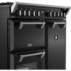 90cm Dual Fuel Stoves Range Cooker, Black, A Rated - RCA RICH 90DF BLK - London Houseware - 3