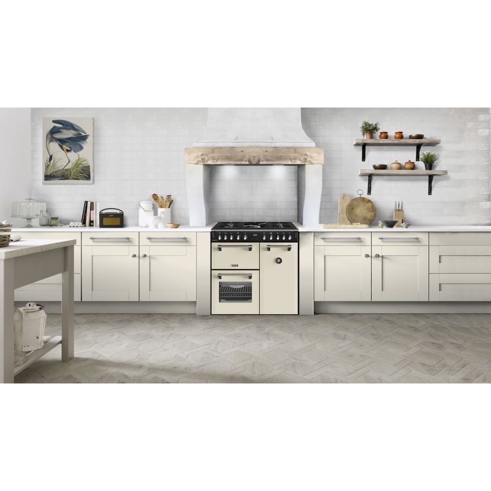 90cm Dual Fuel Stoves Range Cooker, Cream, A Rated - RCA RICH 90DF CRM - London Houseware - 9