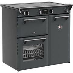 90cm Induction Stoves Range Cooker, Grey - RCA RICH 90Ei TCH ANT - London Houseware - 2