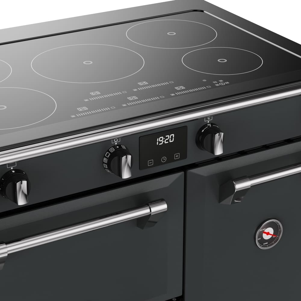 90cm Induction Stoves Range Cooker, Grey - RCA RICH 90Ei TCH ANT - London Houseware - 8