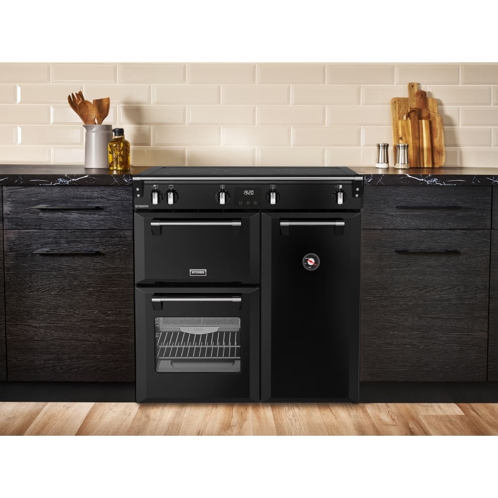 90cm Induction Stoves Range Cooker, Black, A Rated - Richmond 90Ei TCH - London Houseware - 18