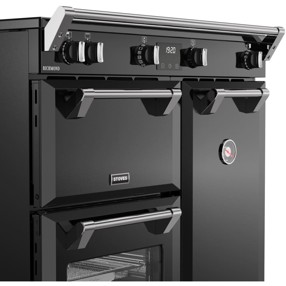 90cm Induction Stoves Range Cooker, Black, A Rated - Richmond 90Ei TCH - London Houseware - 6