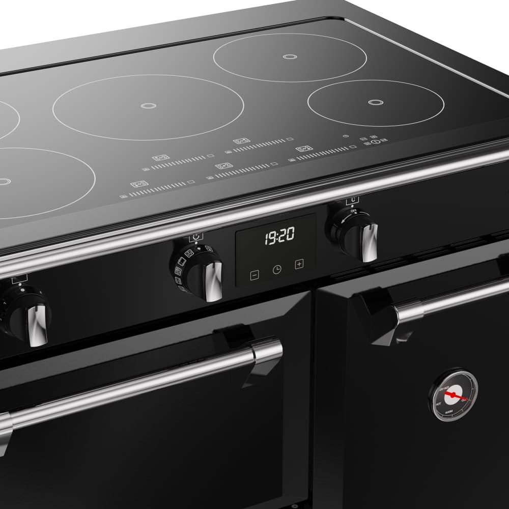 90cm Induction Stoves Range Cooker, Black, A Rated - Richmond 90Ei TCH - London Houseware - 8