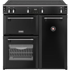 90cm Induction Stoves Range Cooker, Black, A Rated - Richmond 90Ei TCH - London Houseware - 1