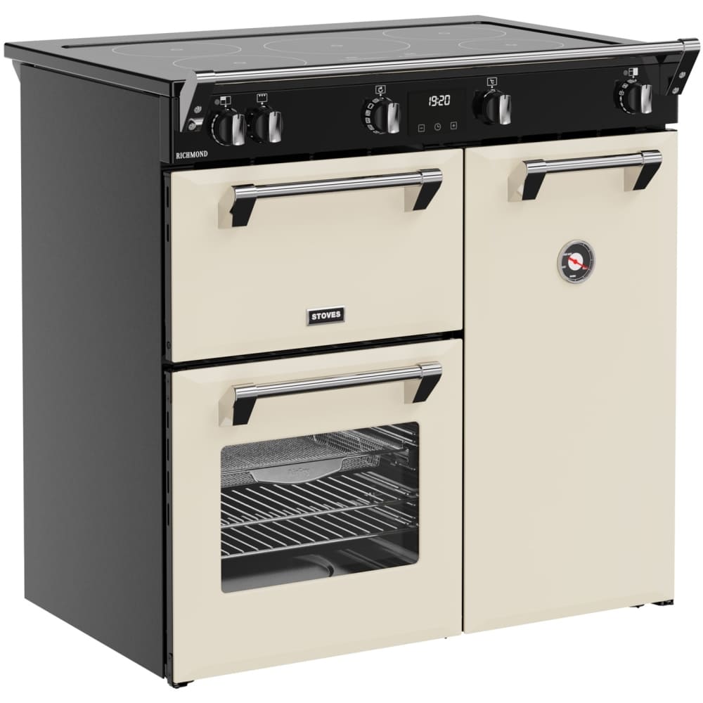 90cm Induction Stoves Range Cooker, Cream, A Rated  - RCA RICH 90Ei TCH CRM - London Houseware - 5