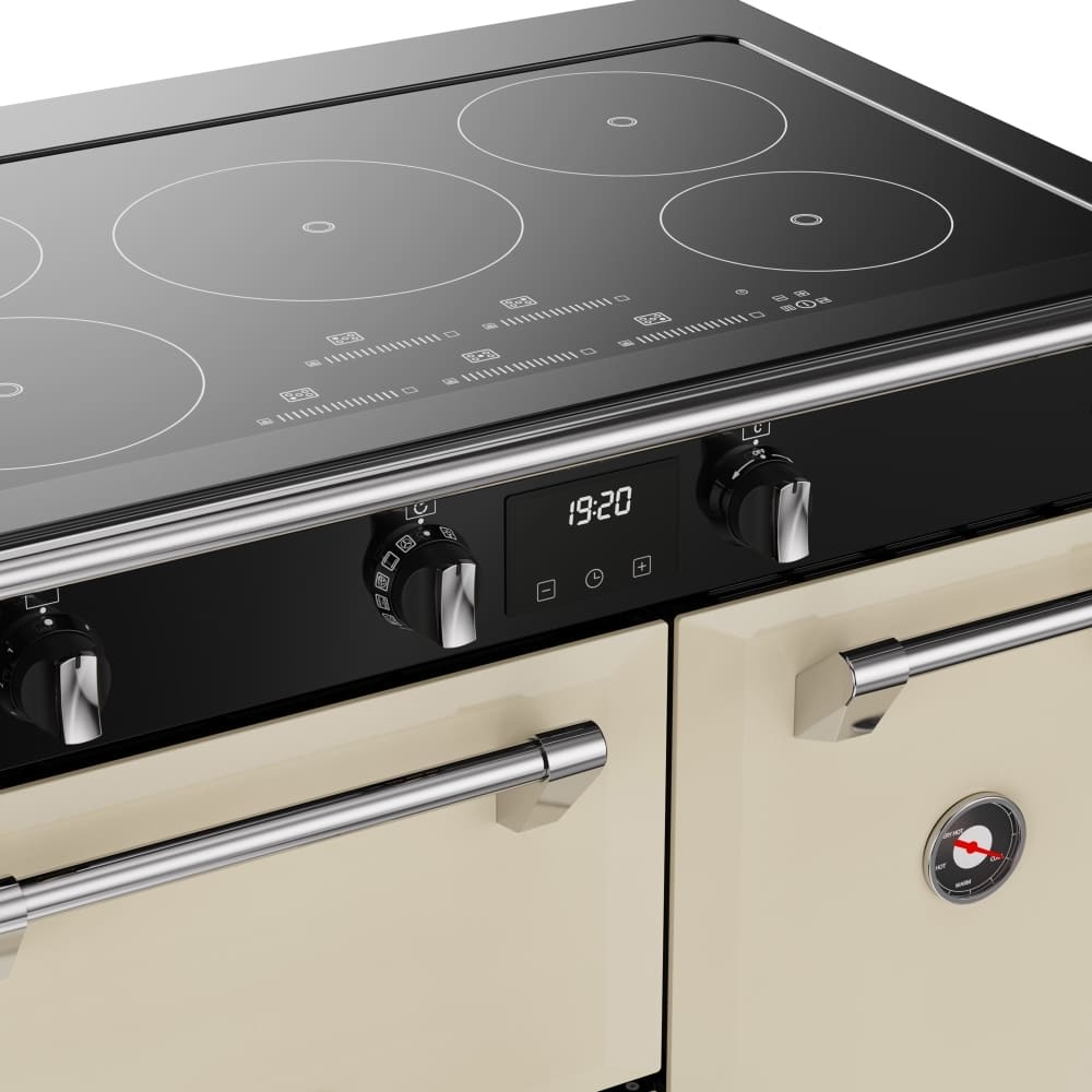 90cm Induction Stoves Range Cooker, Cream, A Rated  - RCA RICH 90Ei TCH CRM - London Houseware - 8