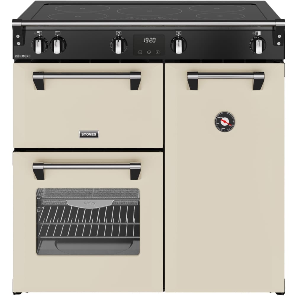 90cm Induction Stoves Range Cooker, Cream, A Rated  - RCA RICH 90Ei TCH CRM - London Houseware - 1