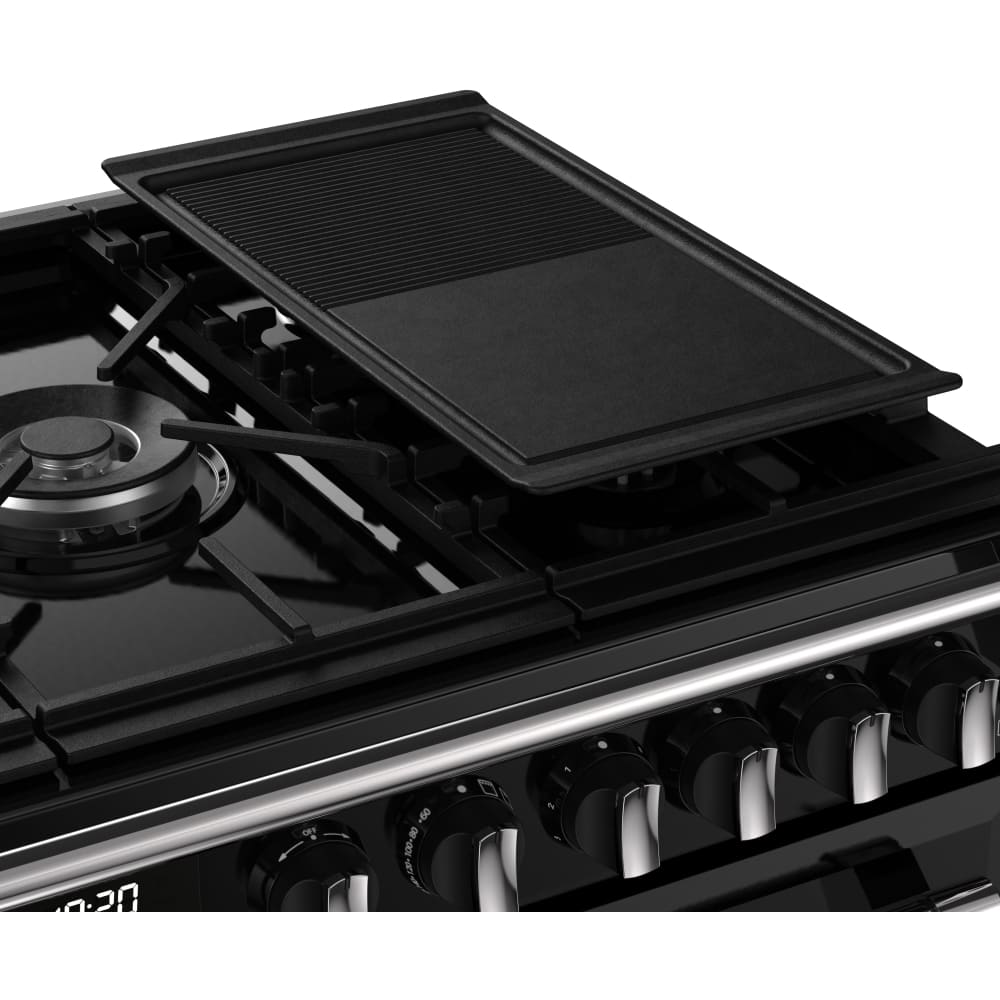 100cm Dual Fuel Stoves Range Cooker, Black, A Rated - Richmond 100DF - London Houseware - 8