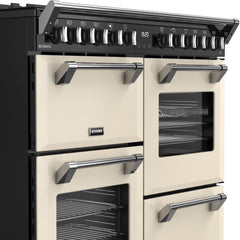 100cm Dual Fuel Stoves Range Cooker, Cream, A Rated - RCA RICH 100DF CRM - London Houseware - 3