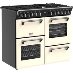 100cm Dual Fuel Stoves Range Cooker, Cream, A Rated - RCA RICH 100DF CRM - London Houseware - 2