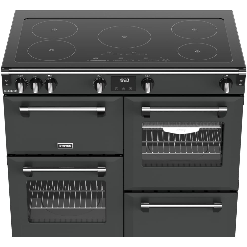 100cm Induction Stoves Range Cooker, Grey, A Rated - RCA RICH 100Ei TCH AN - London Houseware - 7