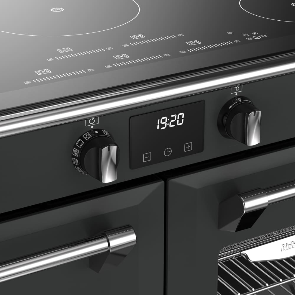 100cm Induction Stoves Range Cooker, Grey, A Rated - RCA RICH 100Ei TCH AN - London Houseware - 8