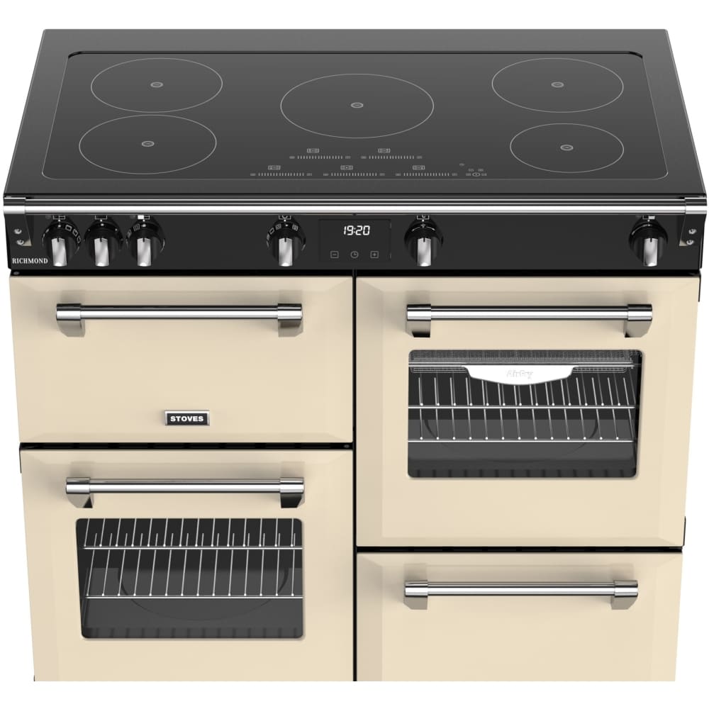 100cm Induction Stoves Range Cooker, Cream, A Rated - RCA RICH 100Ei TCH CR - London Houseware - 3