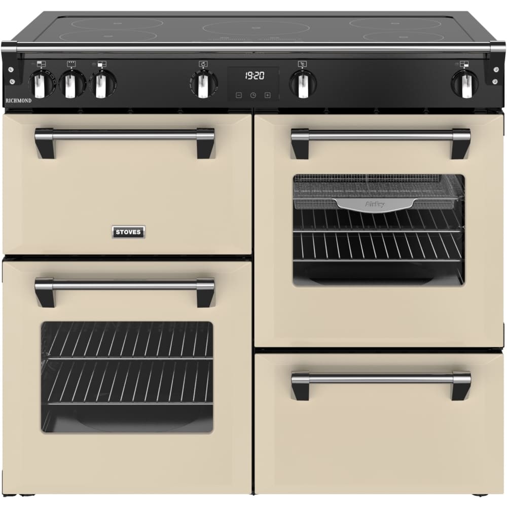 100cm Induction Stoves Range Cooker, Cream, A Rated - RCA RICH 100Ei TCH CR - London Houseware - 1