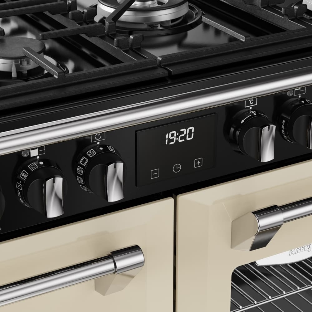 110cm Dual Fuel Stoves Range Cooker, Cream, A Rated - RCA RICH 110DF CRM - London Houseware - 10