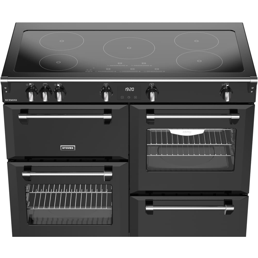 110cm Induction Stoves Range Cooker, Black, A Rated - RCA RICH 110Ei TCH BL - London Houseware - 7