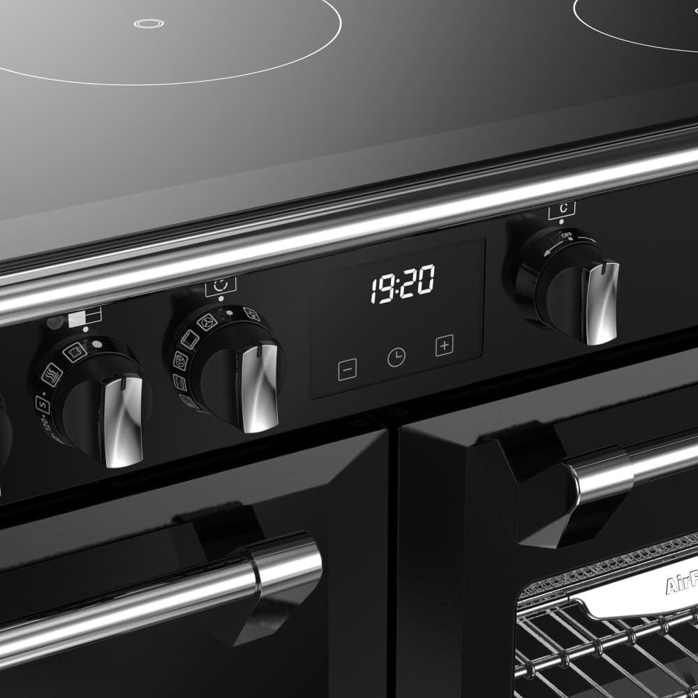 100cm Induction Stoves Range Cooker, Black, A Rated - DX RCA RICH 100Ei RTY - London Houseware - 8