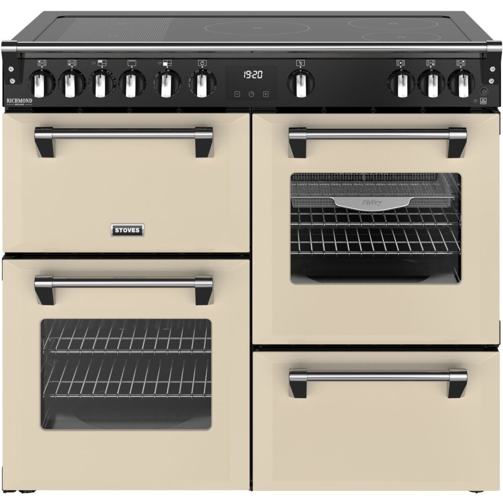 100cm Induction Stoves Range Cooker, Cream, A Rated - DX RCA RICH 100Ei RTY - London Houseware - 1