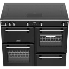 100cm Induction Stoves Range Cooker, Black, A Rated - DX RCA RICH 100Ei ZLS - London Houseware - 2