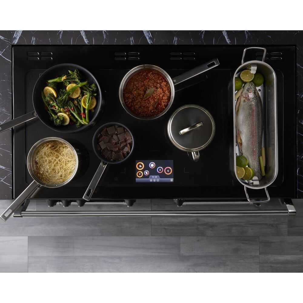 100cm Induction Stoves Range Cooker, Black, A Rated - DX RCA RICH 100Ei ZLS - London Houseware - 12