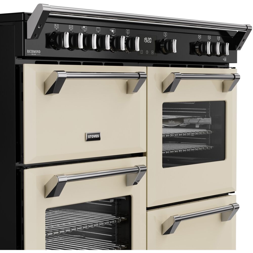 110cm Induction Stoves Range Cooker, Cream, A Rated - DX RCA RICH 110Ei RTY - London Houseware - 5