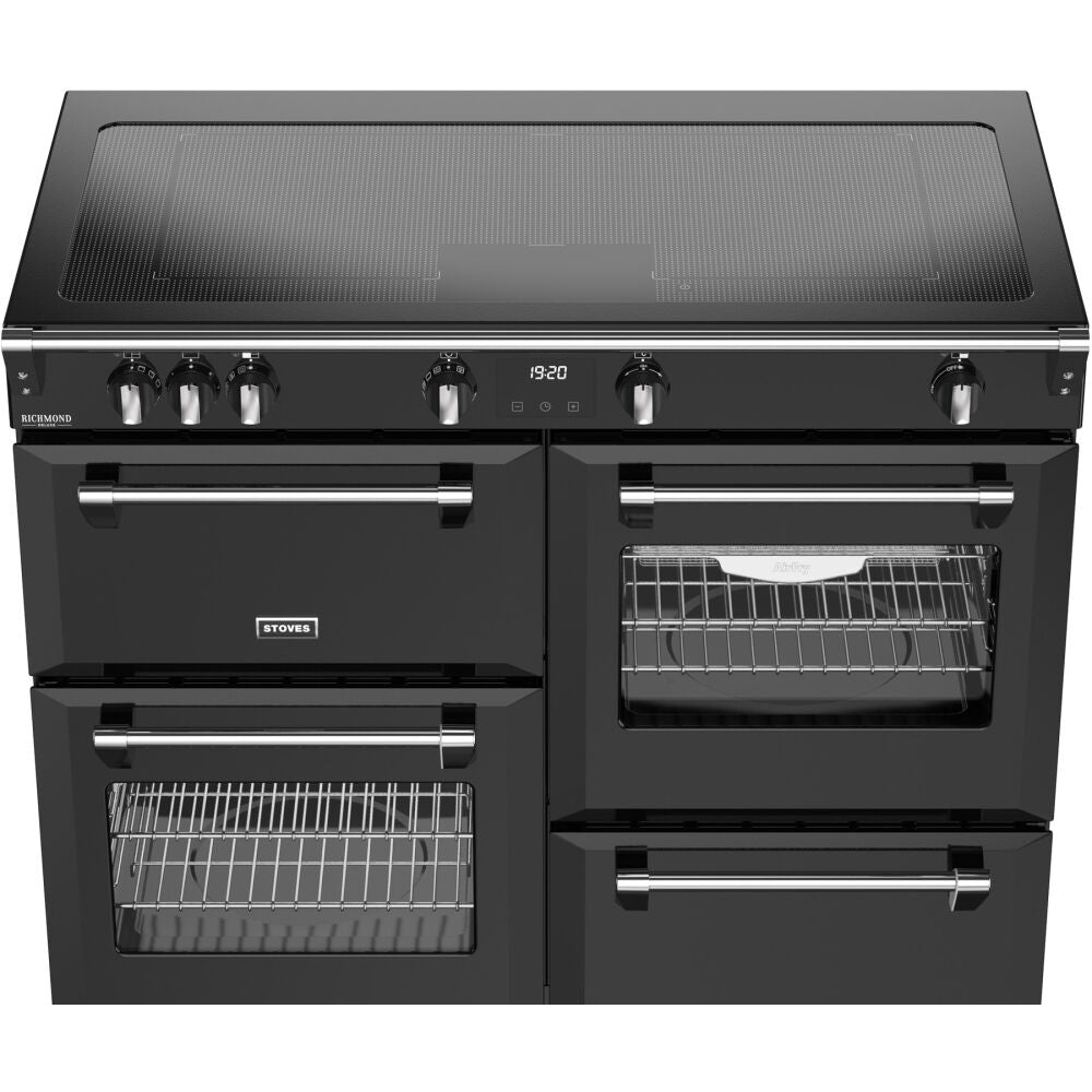 110cm Induction Stoves Range Cooker, Black, A Rated - DX RCA RICH 110Ei ZLS - London Houseware - 2