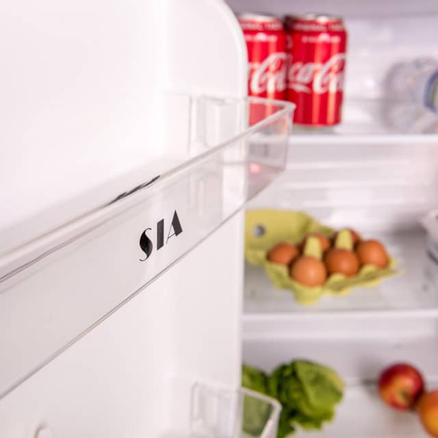 91L White Under Counter Larder Fridge - SIA LFS01WH