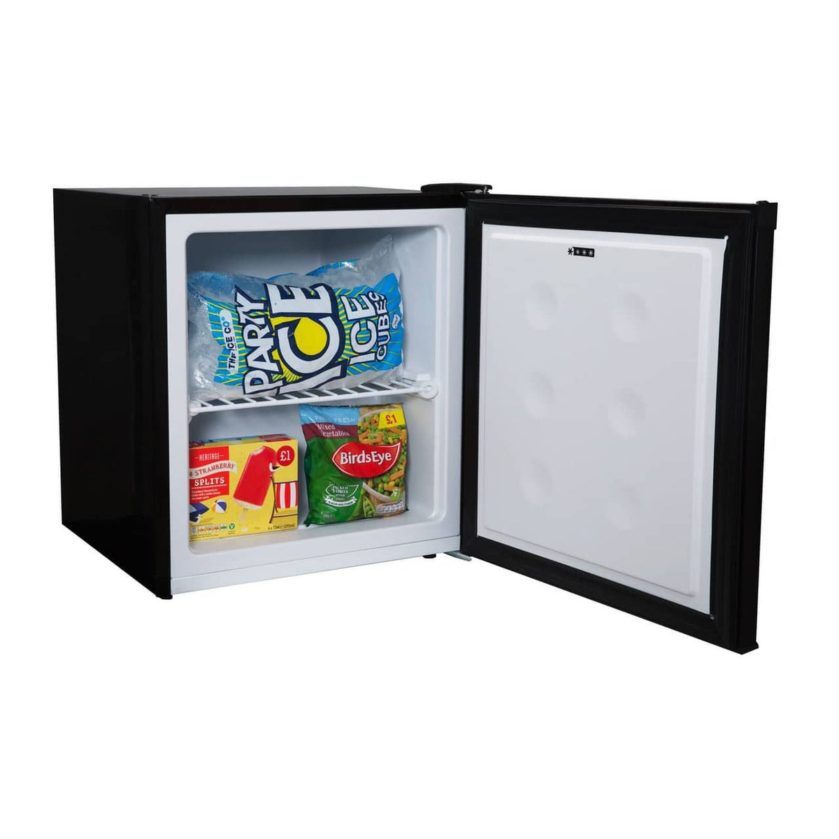 39L Black Table Top Mini Freezer, 4* Rated - SIA TT02BL